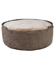 BONA Brown Round Cave Dog Bed | PETZWELCOME