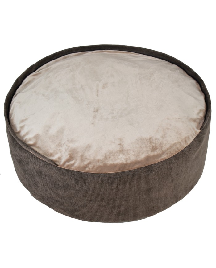 BONA Brown Round Cave Dog Bed | PETZWELCOME