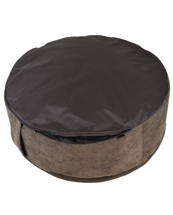 BONA Brown Round Cave Dog Bed | PETZWELCOME