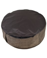 BONA Brown Round Cave Dog Bed | PETZWELCOME