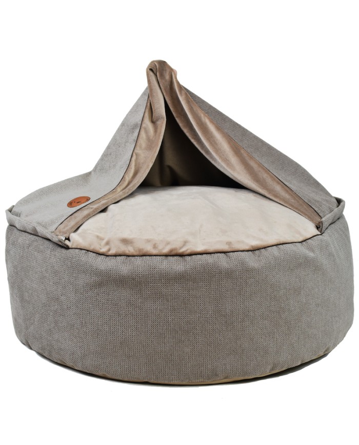 BONA Sand Round Cave Dog Bed | PETZWELCOME