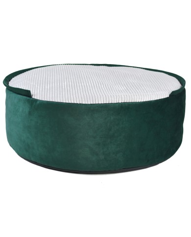 BONA green round cave dog bed | PETZWELCOME