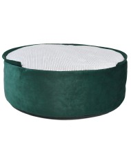 BONA green round cave dog bed | PETZWELCOME