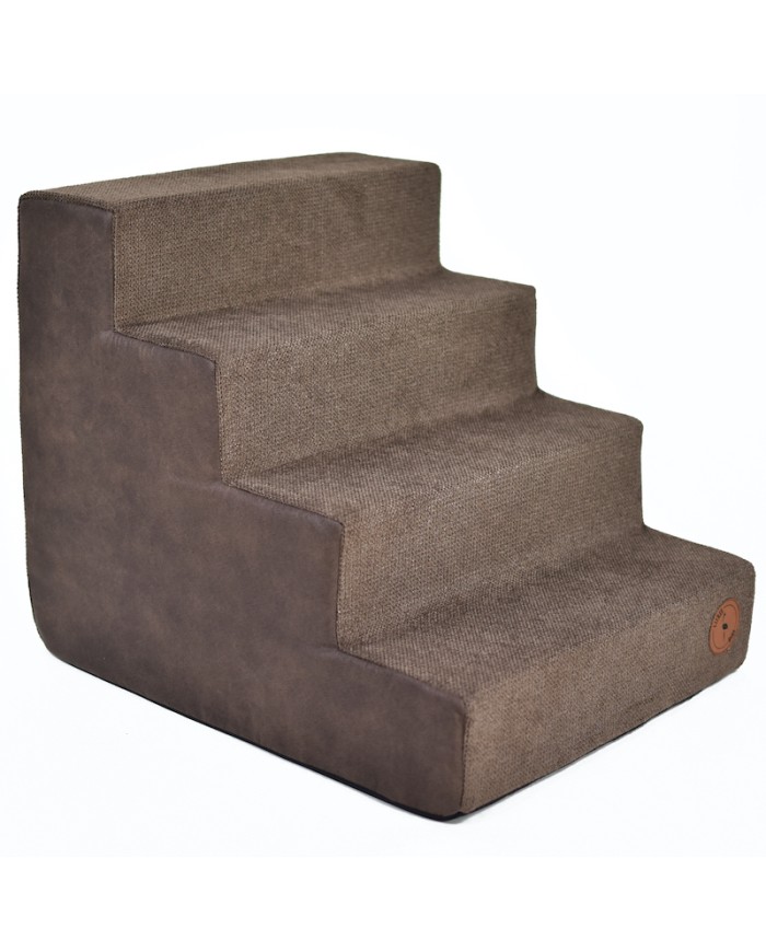 Milo Dog Stairs Brown | PETZWELCOME