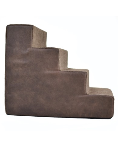 Milo Dog Stairs Brown | PETZWELCOME