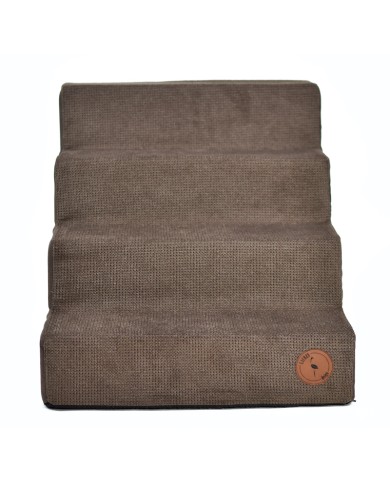 Milo Dog Stairs Brown | PETZWELCOME