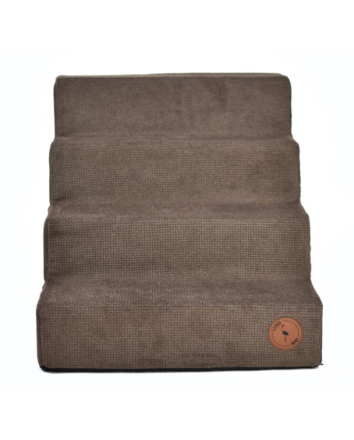 Milo Dog Stairs Brown | PETZWELCOME