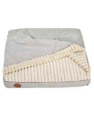 LUNA Beige Orthopedic Cave-Style Dog Bed | PETZWELCOME