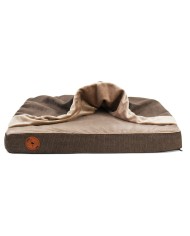 LUNA Brown Orthopedic Cave-Style Dog Bed | PETZWELCOME