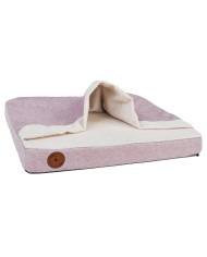 LUNA Pink Orthopedic Cave-Style Dog Bed | PETZWELCOME