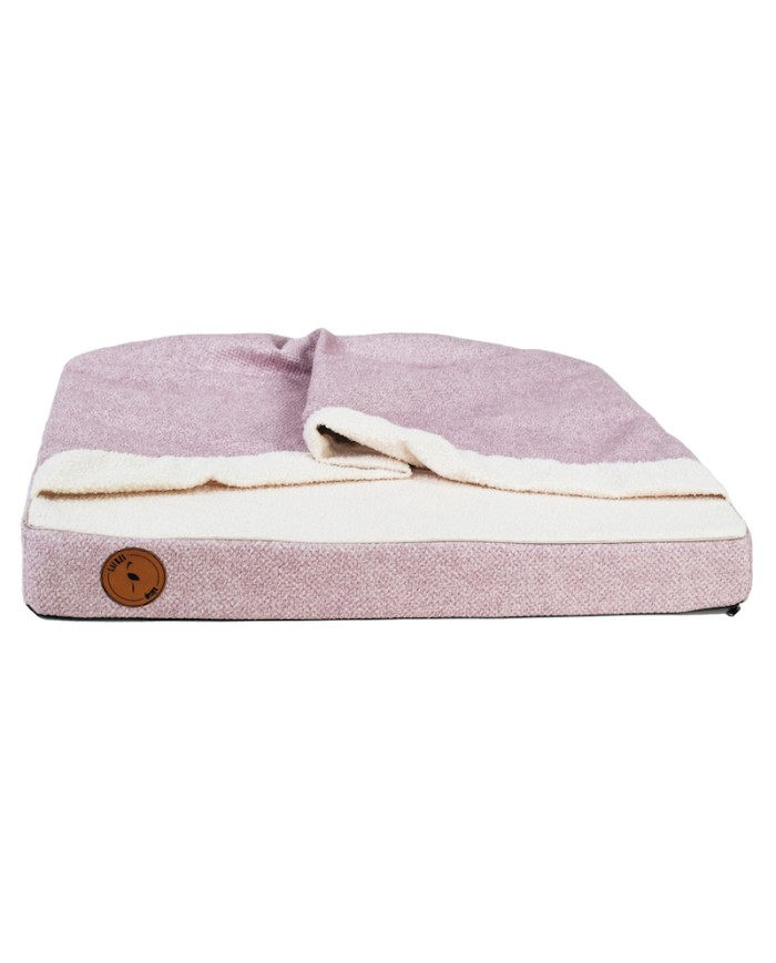 LUNA Pink Orthopedic Cave-Style Dog Bed | PETZWELCOME