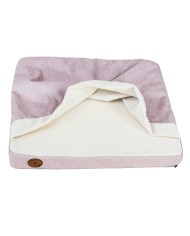 LUNA Pink Orthopedic Cave-Style Dog Bed | PETZWELCOME