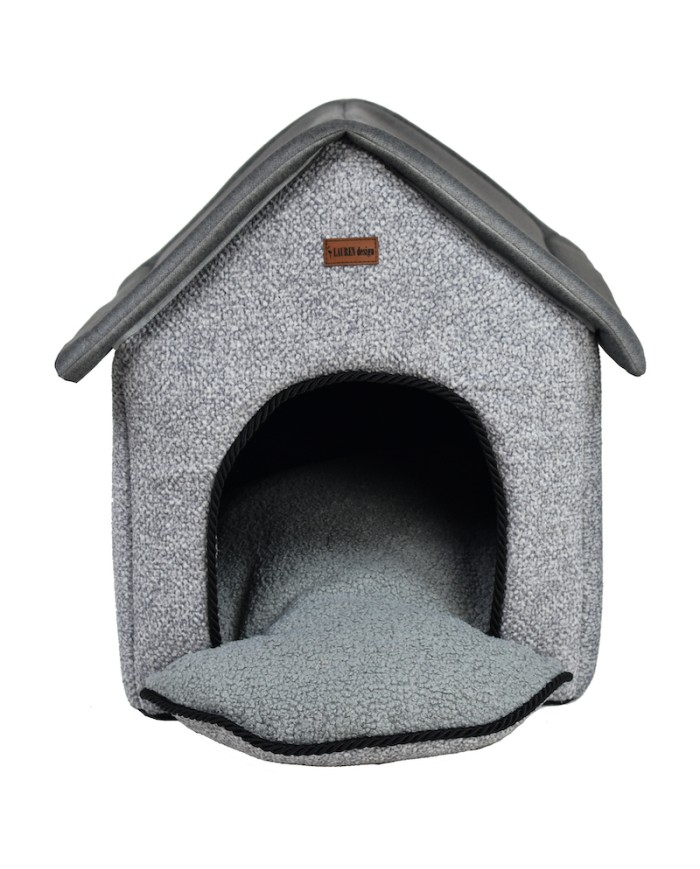 Stella Grey Pet House for Dogs and Cats | PETZWELCOME