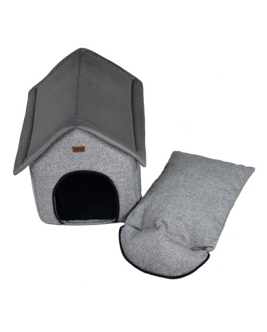Stella Grey Pet House for Dogs and Cats | PETZWELCOME