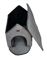 Stella Grey Pet House for Dogs and Cats | PETZWELCOME