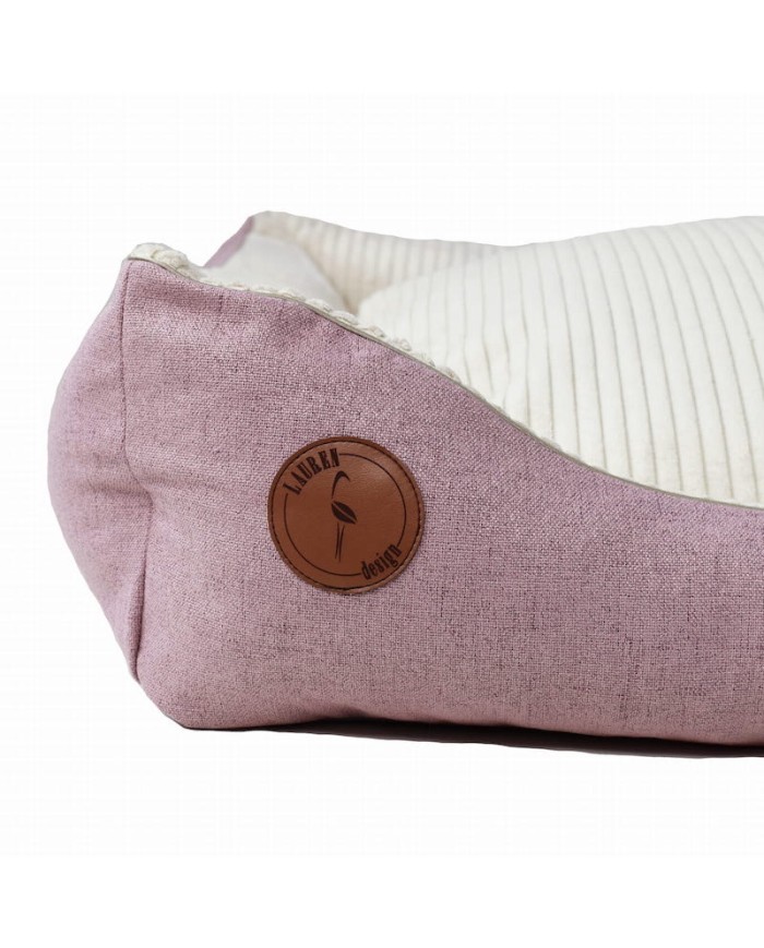Pink Cezar Sofa-Style Bed for Dogs and Cats| PETZWELCOME