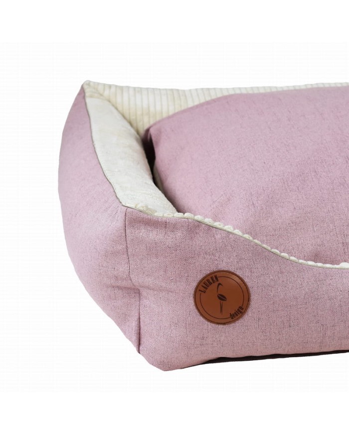 Pink Cezar Sofa-Style Bed for Dogs and Cats| PETZWELCOME