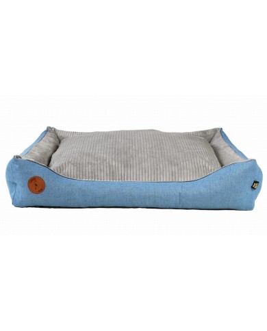 Blue Cezar Sofa-Style Bed for Dogs and Cats | PETZWELCOME