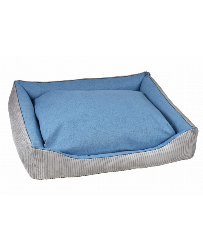 Blue Cezar Sofa-Style Bed for Dogs and Cats | PETZWELCOME