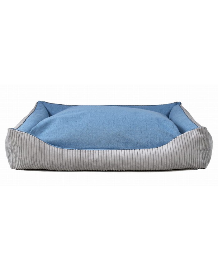Blue Cezar Sofa-Style Bed for Dogs and Cats | PETZWELCOME