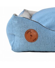 Blue Cezar Sofa-Style Bed for Dogs and Cats | PETZWELCOME