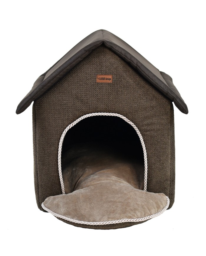 Stella Brown Pet House for Dogs and Cats | PETZWELCOME