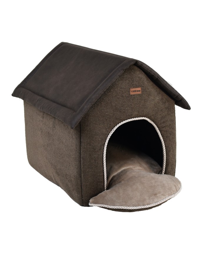 Stella Brown Pet House for Dogs and Cats | PETZWELCOME