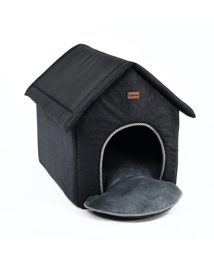 Stella Charcoal Pet House for Dogs and Cats | PETZWELCOME