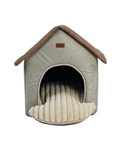 Stella Beige Pet House for Dogs and Cats | PETZWELCOME