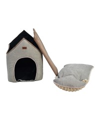 Stella Beige Pet House for Dogs and Cats | PETZWELCOME