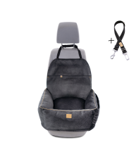 Dog Car Booster BeBobi ERO SOFT Black Waterproof Velvet | Bebobi | PETZWELCOME