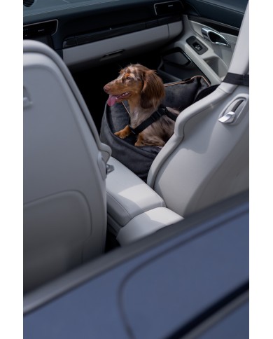 Dog Car Booster BeBobi ERO SOFT Black Waterproof Velvet | Bebobi | PETZWELCOME