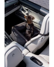 Dog Car Booster BeBobi ERO SOFT Black Waterproof Velvet | Bebobi | PETZWELCOME