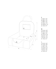 Dog Car Booster Seat waterproof beige velvet | Bebobi | PETZWELCOME