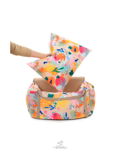 Dog Car Booster Seat waterproof beige velvet | Bebobi | PETZWELCOME