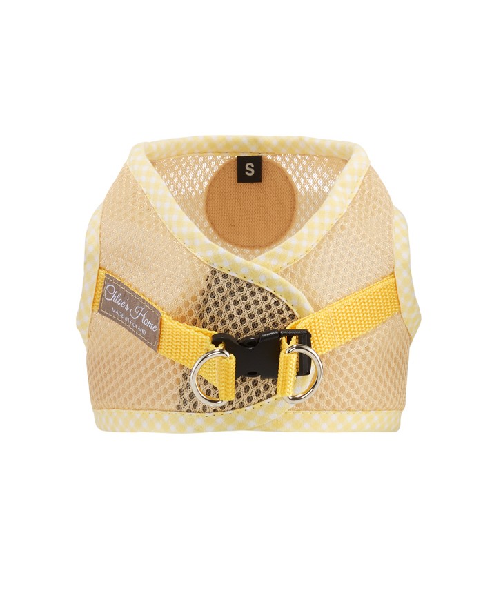 Yellow Breathable Mesh Harness DAKAR | Chloe's Home | PETZWELCOME