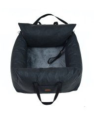 Dog Car Seat MOLLY - Sand Charcoal | Lauren Design | PETZWELCOME