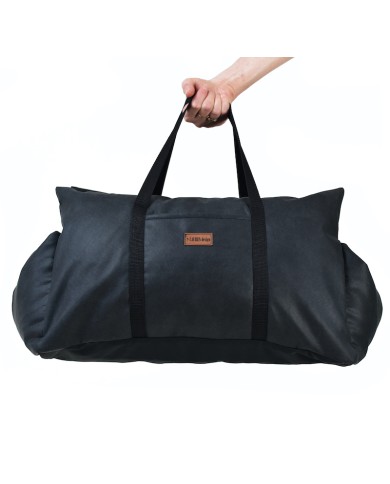 Dog Car Seat MOLLY - Sand Charcoal | Lauren Design | PETZWELCOME