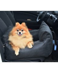 Dog Car Seat MOLLY - Sand Charcoal | Lauren Design | PETZWELCOME