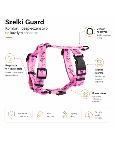 Black Guard harness | PETZWELCOME
