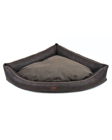 LARS corner bed for dog Brown | PETZWELCOME