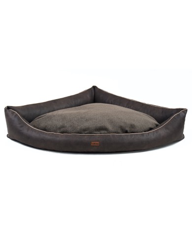 LARS corner bed for dog Brown | PETZWELCOME