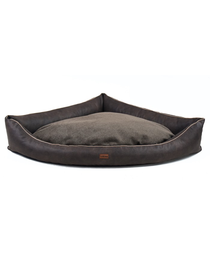 LARS corner bed for dog Brown | PETZWELCOME