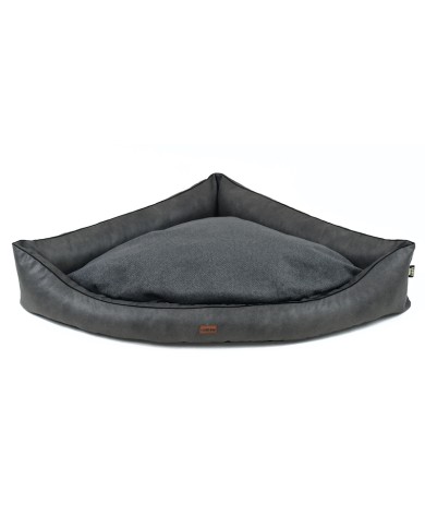 LARS corner bed for dog graphite| PETZWELCOME
