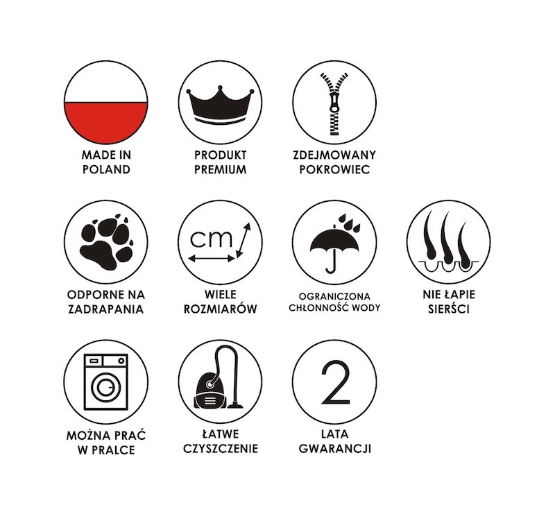 Kanapa Cezar Outdoor szara