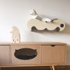 Cat shelf moustache