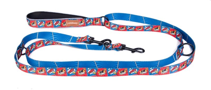 Adjustable leash - comic book | Lauren design | PETZWELCOME