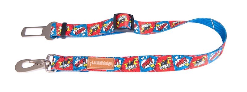 Pas bezpieczeństwa dla psa - comic book| Lauren design | PETZWELCOME