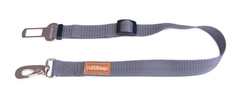 Pas bezpieczeństwa dla psa - szary| Lauren design | PETZWELCOME