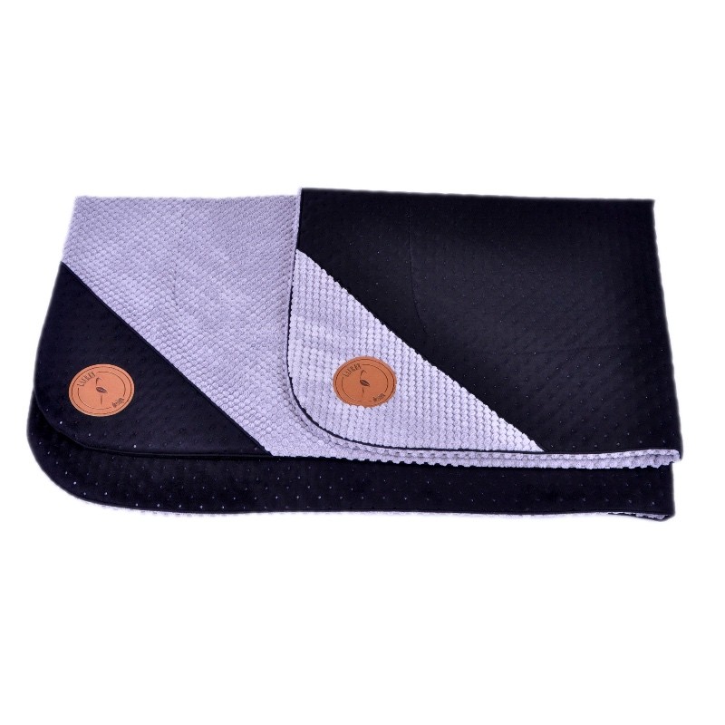 DANTE blanket for dog and cat - black| Lauren Design | PETZWELCOME